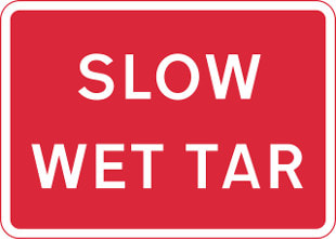 Slow, wet tar
